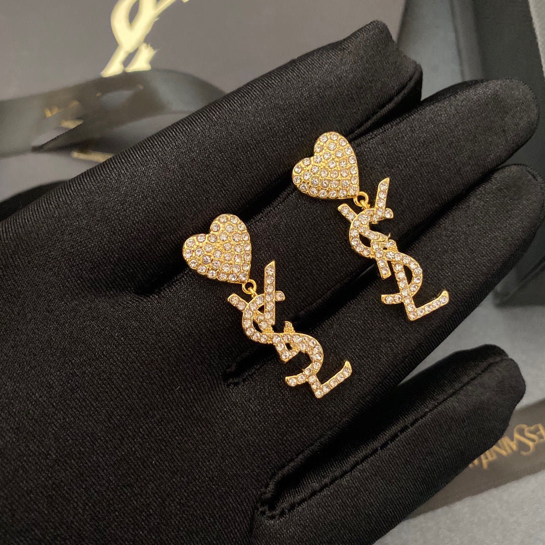 Women's Fashionable all-Match Letter Earrings