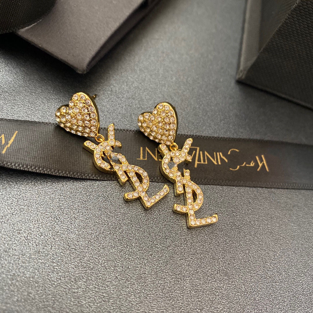 Women's Fashionable all-Match Letter Earrings