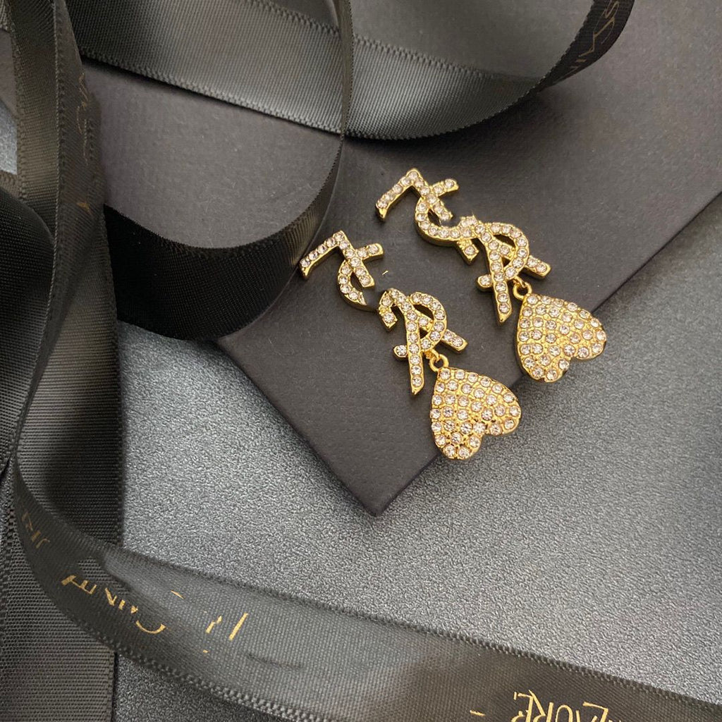 Women's Fashionable all-Match Letter Earrings