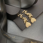 Women's Fashionable all-Match Letter Earrings