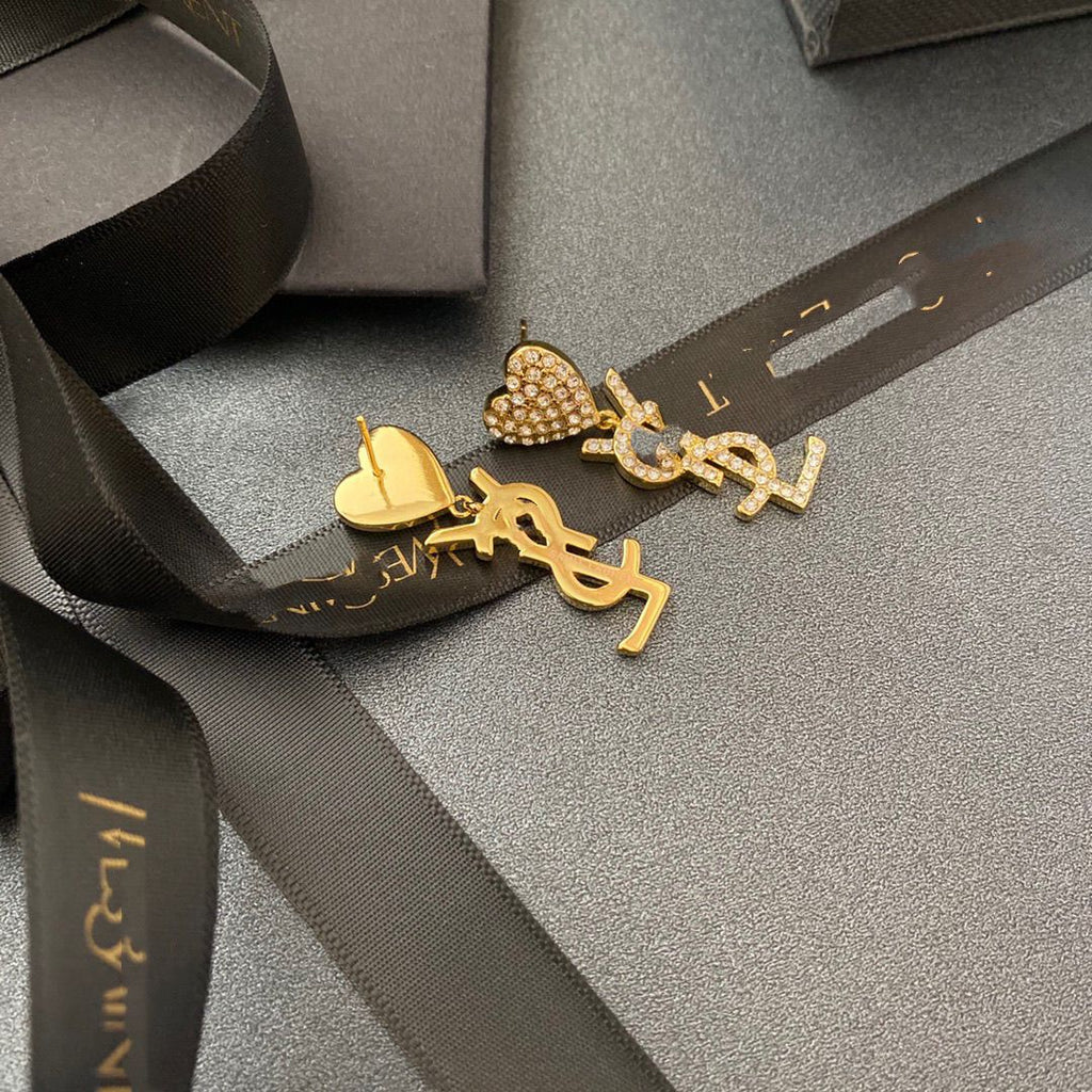 Women's Fashionable all-Match Letter Earrings