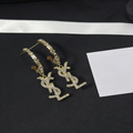 Stylish letter earrings