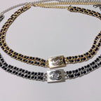 A classic, stylish waist chain is a summer essential for women.