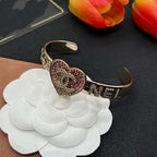 Women's Fashion Heart-Shaped Crystal Bracelet