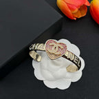 Women's Fashion Heart-Shaped Crystal Bracelet