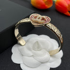 Women's Fashion Heart-Shaped Crystal Bracelet
