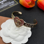 Women's Fashion Heart-Shaped Crystal Bracelet