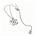 Fashionable Women's Titanium Steel Silver-Plated Necklace