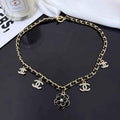 Stylish Black Collarbone Necklace for Women