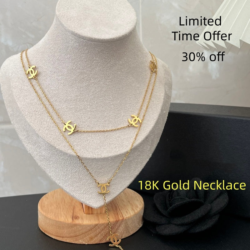 18K Gold Women's Necklace