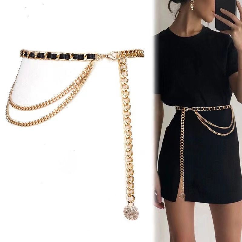 Women's 18K Gold Waist Chain