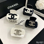Fashion Acrylic Hair Clip – Black & White | Trendy Hair Accessories for Women
