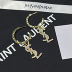 Stylish letter earrings